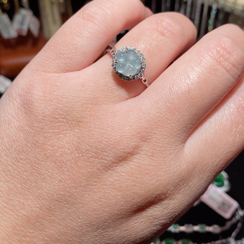 【闪购商品】翡翠颈饰银S925镶嵌31485