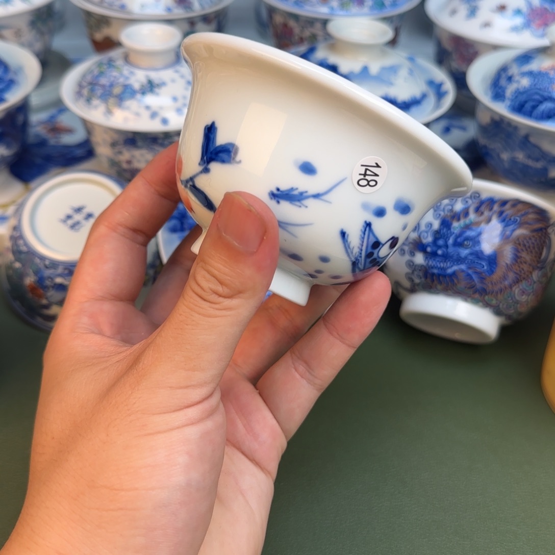 彦祖纯手工手绘茶具148