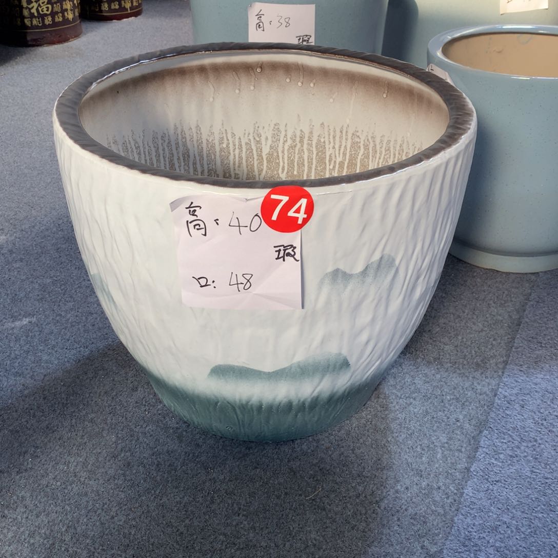 高温陶瓷花盆微瑕