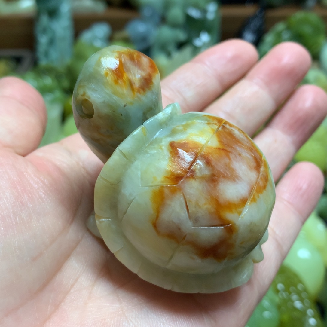 岫玉手把未镶嵌手把