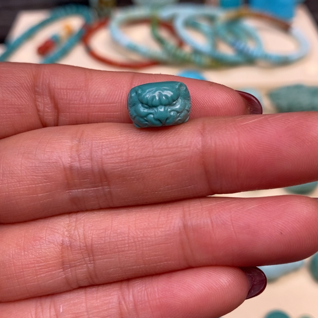 绿松石珠宝奇石未镶嵌迷***旦