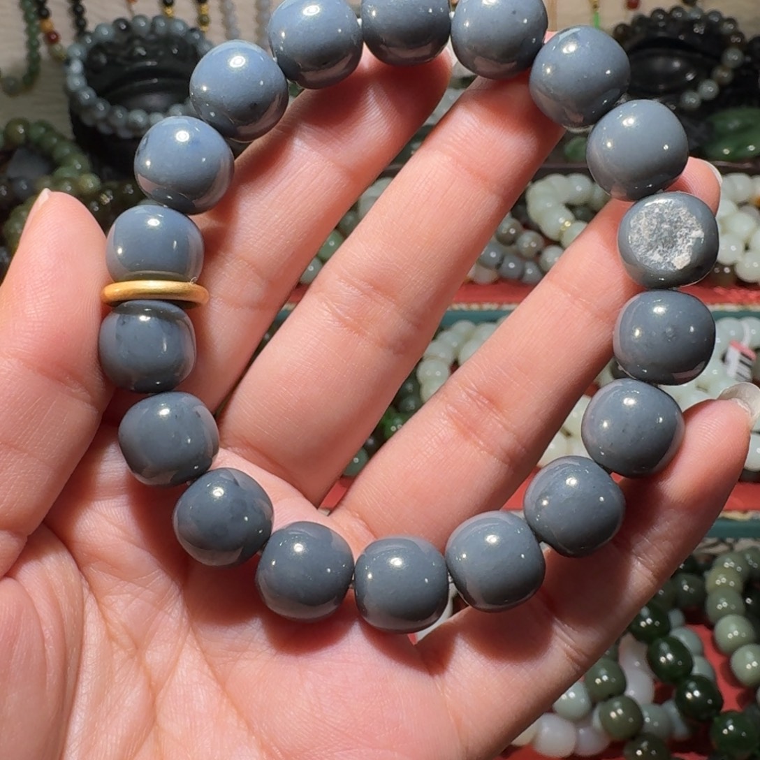 和田玉未镶嵌手链