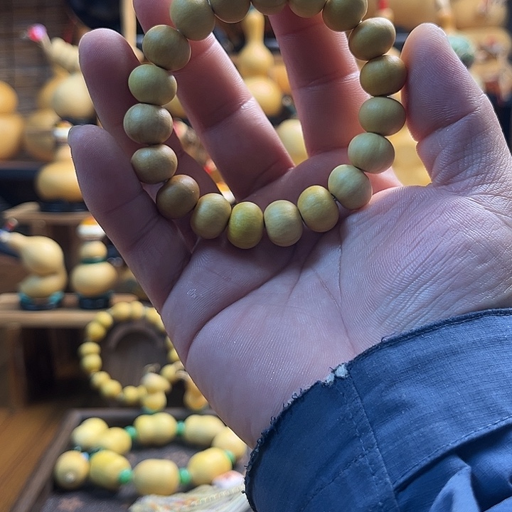 周***周周周文玩葫芦手把件