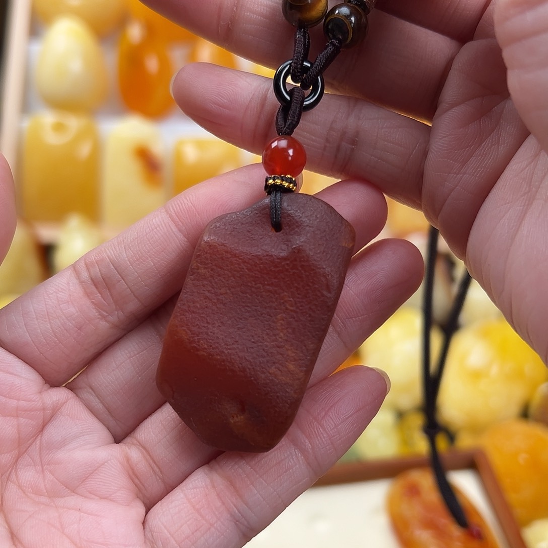 蜜蜡颈饰未镶嵌蜜蜡