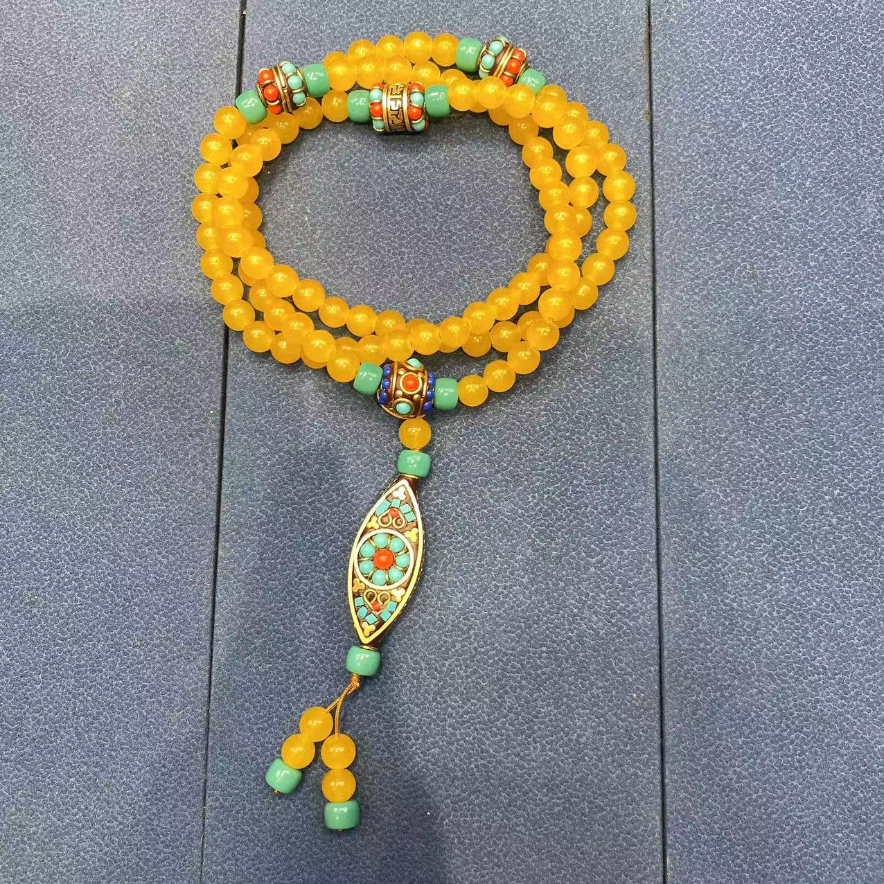 【闪购链接】黄玉项链