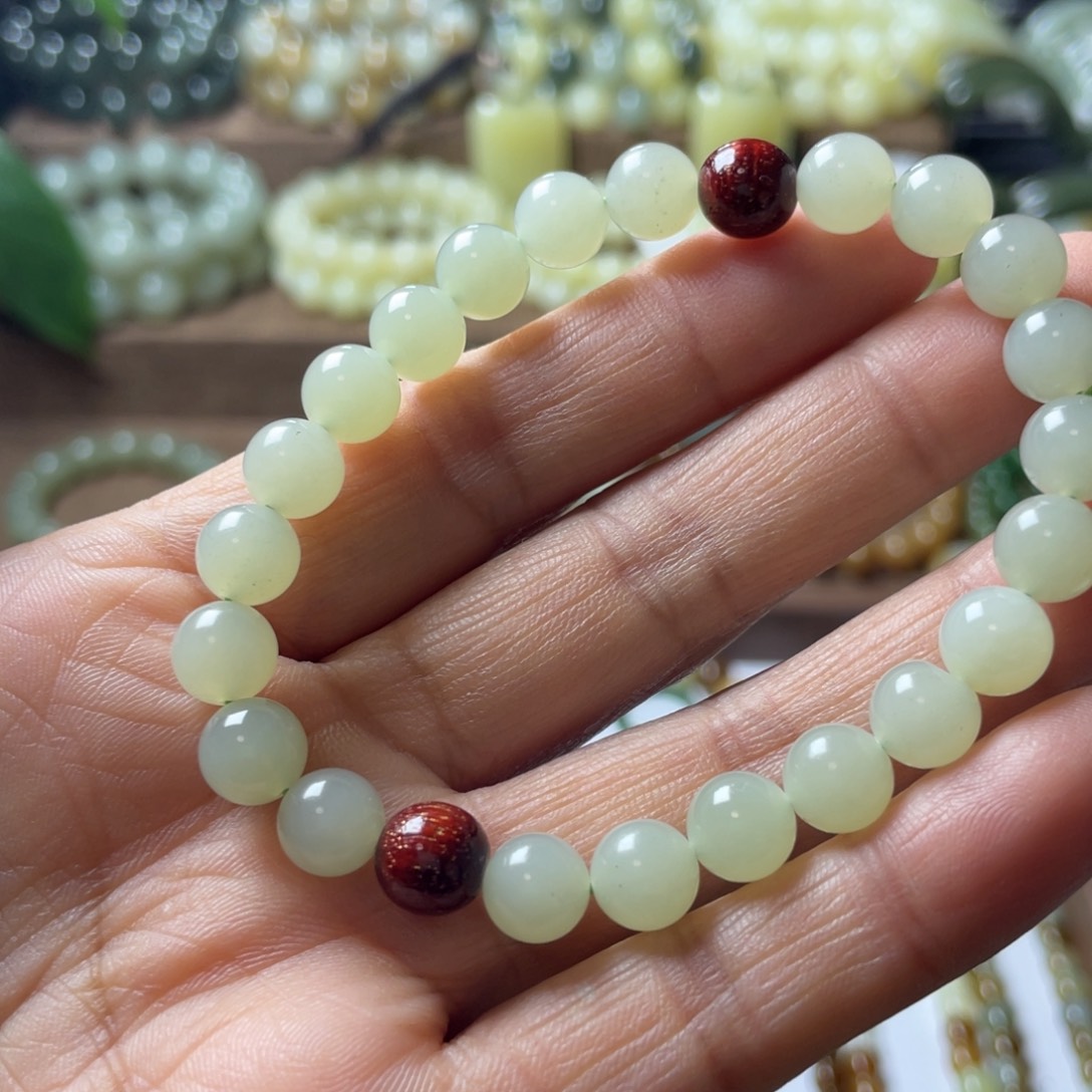 和田玉手链未镶嵌