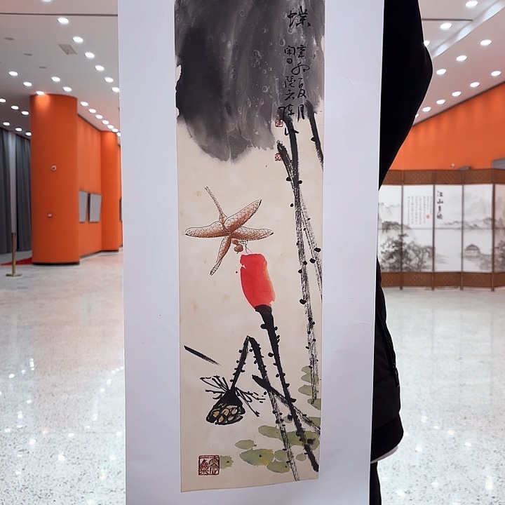 国画李陈良老先生晚年展览原作