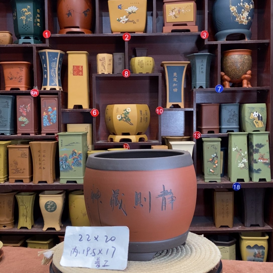 紫砂花盆紫砂艺术