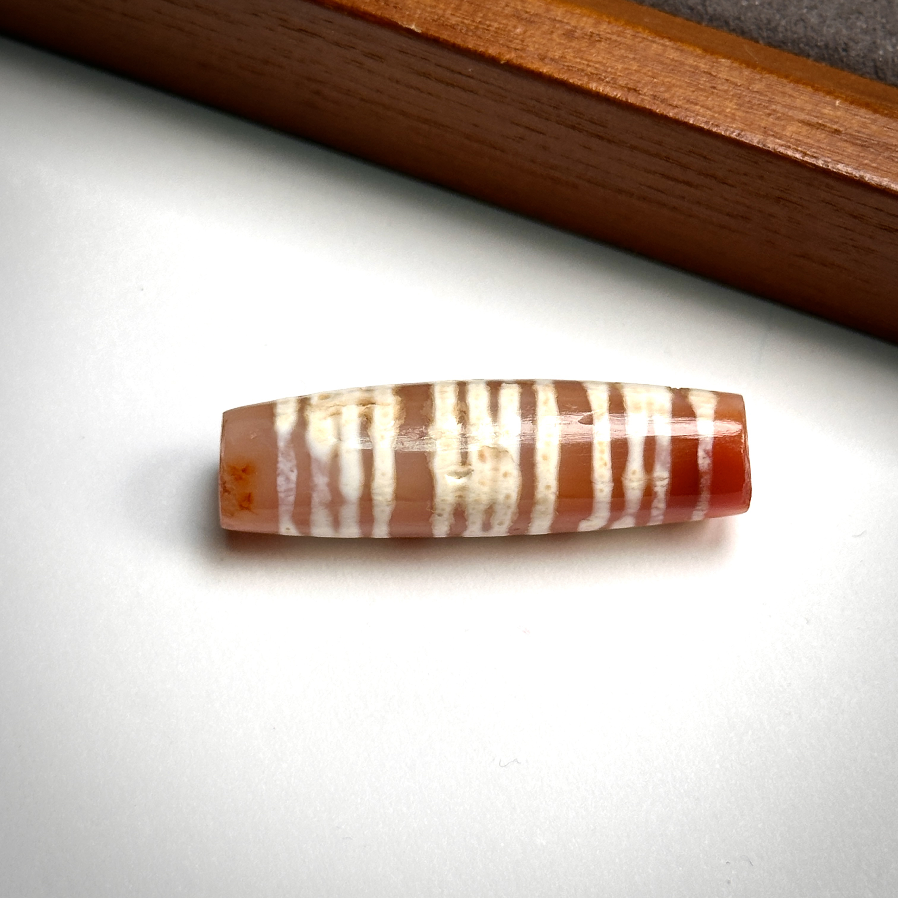 红玉髓线珠古珠锁骨珠 11.1/37.1