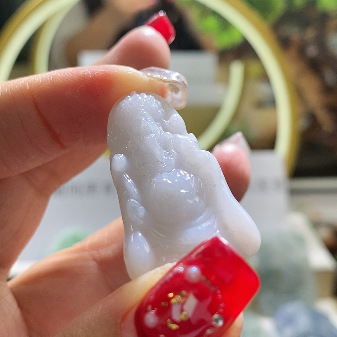 【闪购商品】翡翠颈饰未镶嵌财神