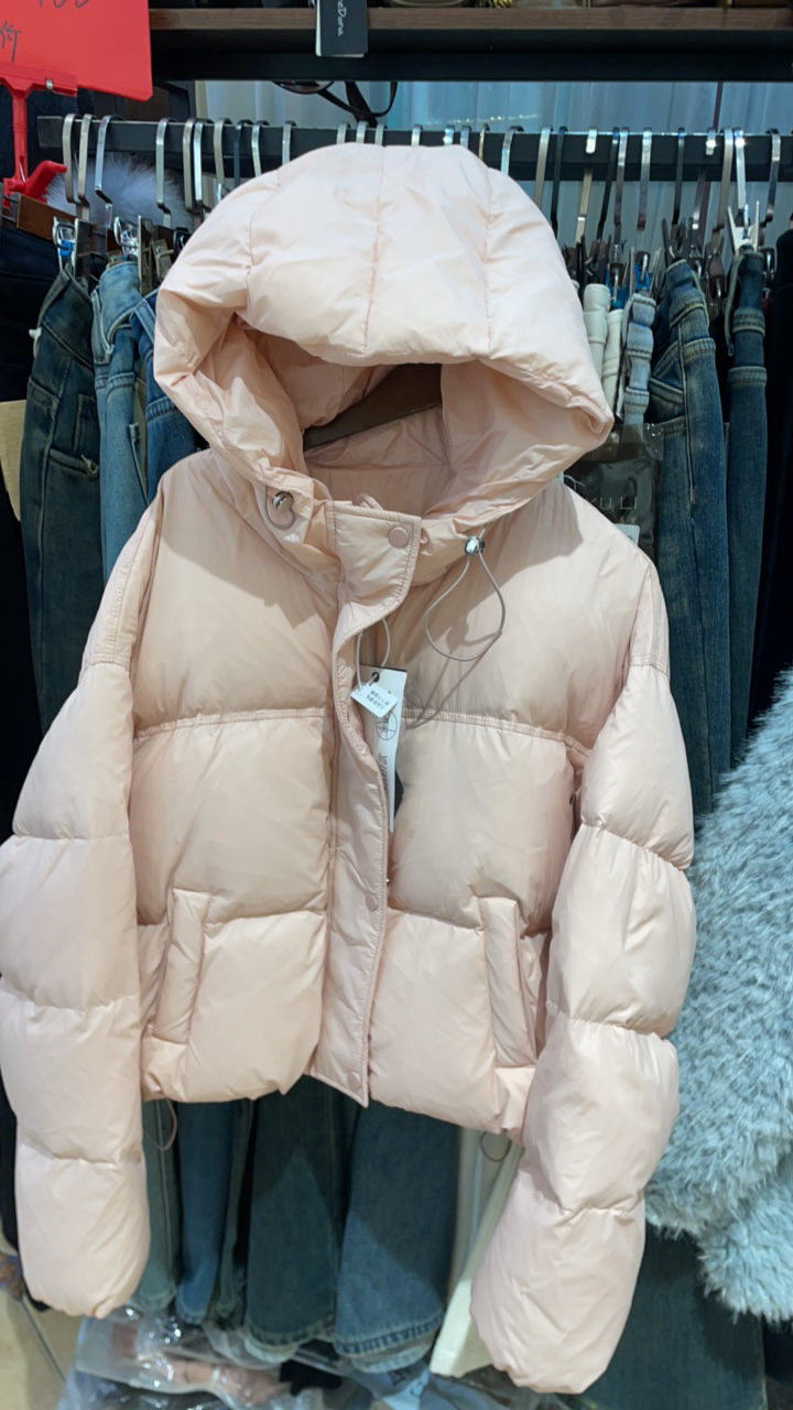 冬款羽绒服短款，