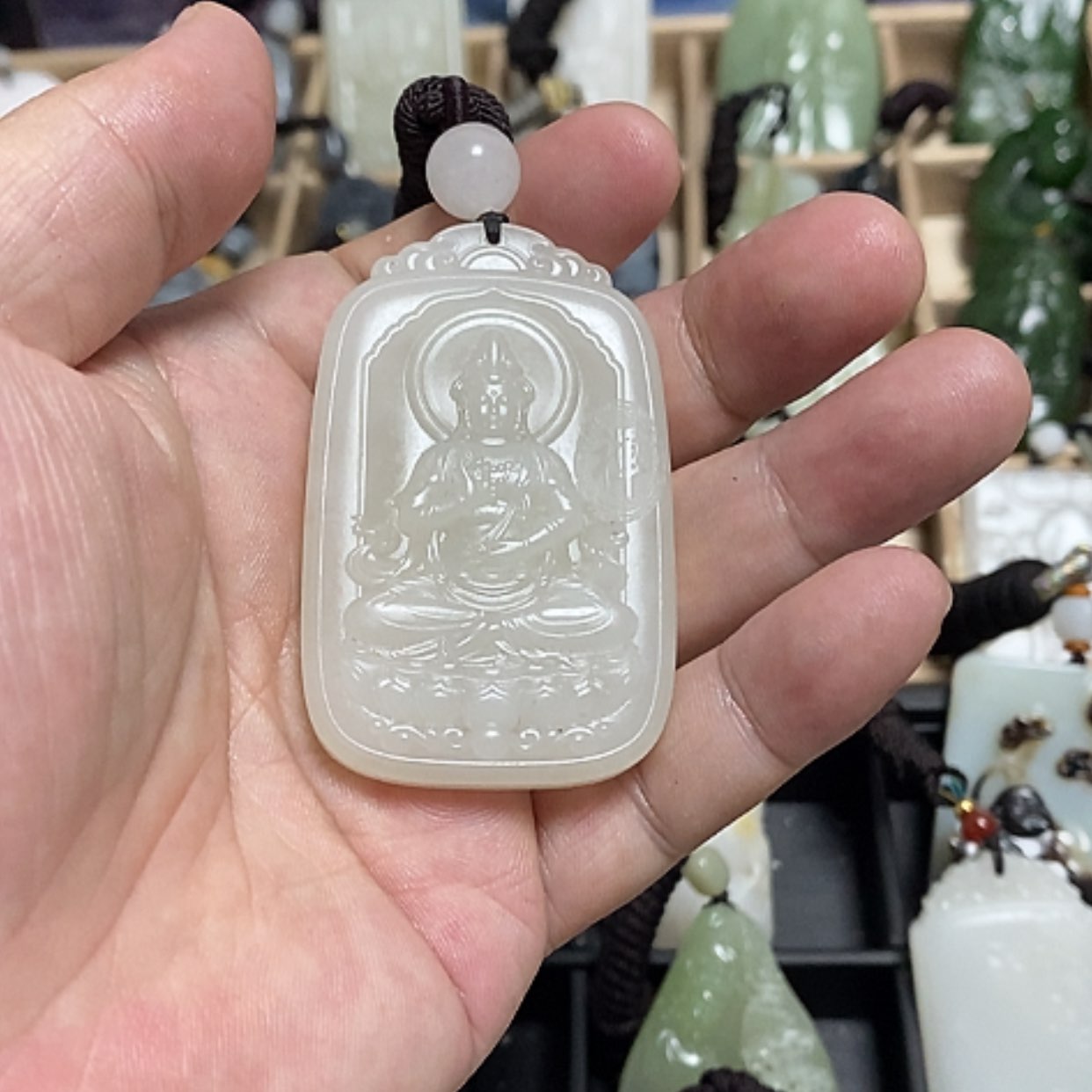 【闪购商品】和田玉未镶嵌吊坠(不含链)诚*