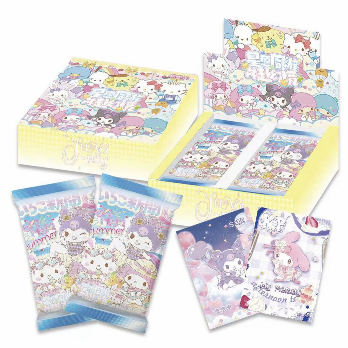 软糖次元三丽鸥家族国卡二创收藏盲盒