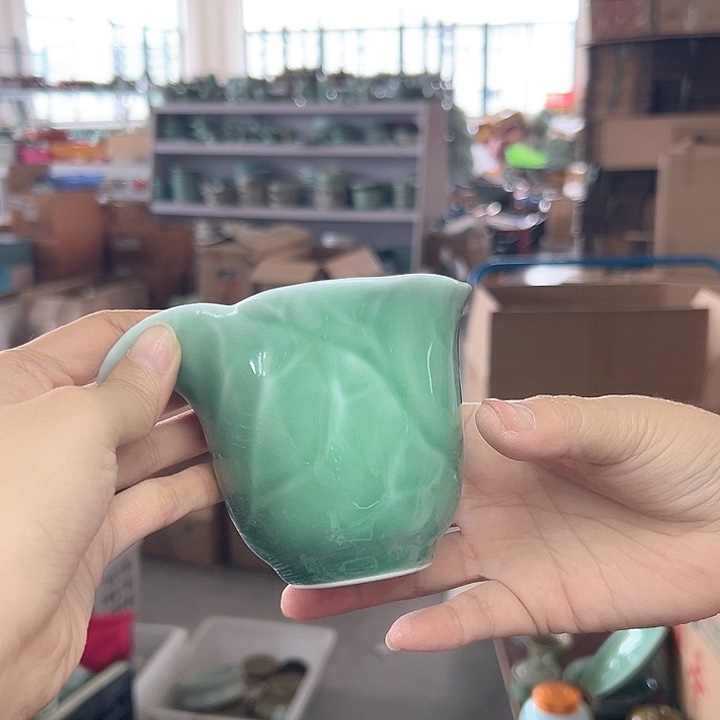 龙泉云间青瓷小米茶器