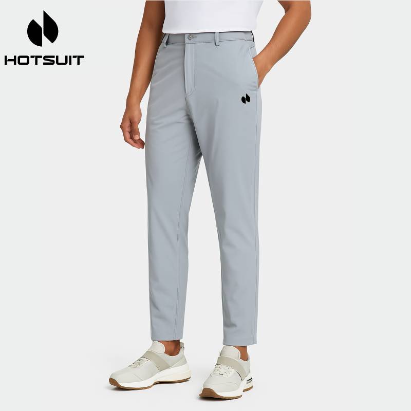 HOTSUIT/后秀通勤裤男士商务休闲速干裤薄款弹力运动直筒裤 9011