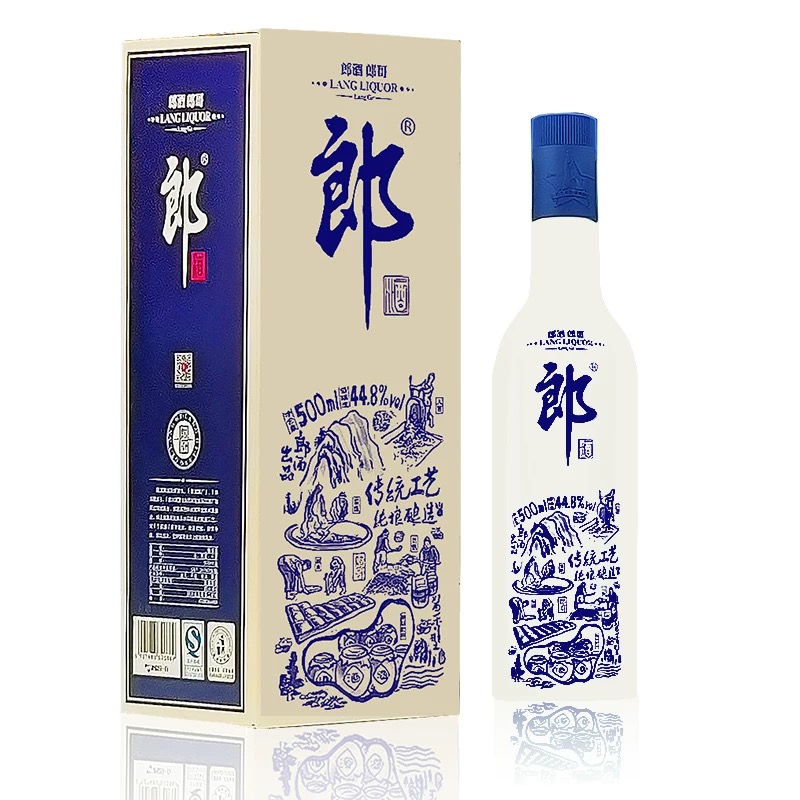 郎酒2016年郎酒郎哥蓝款 酱香型白酒 F 44.8度500ml