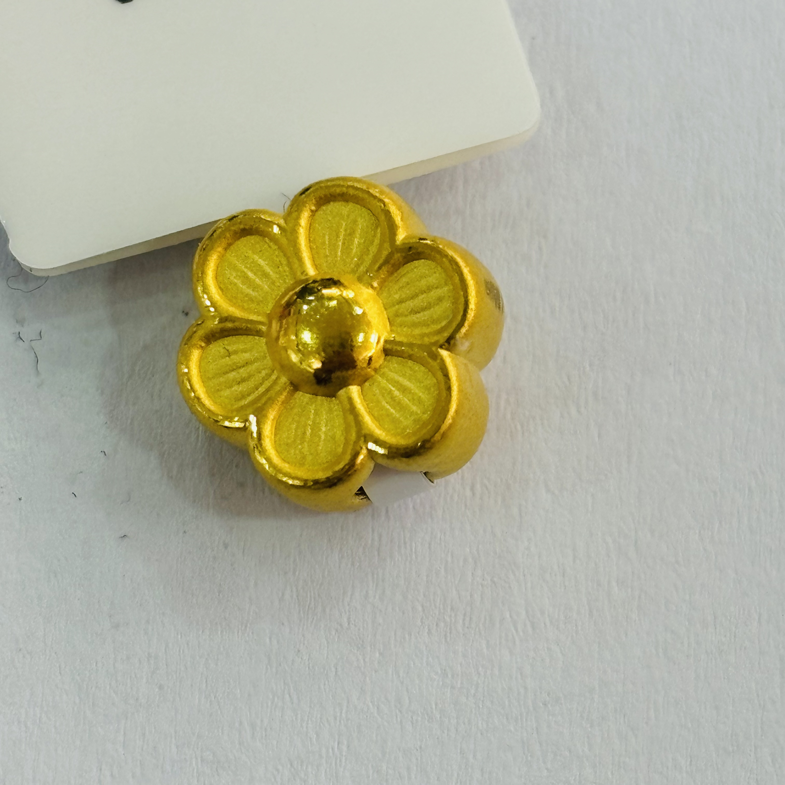 【夏夏专享】足金999饰品 黄金六瓣花吊坠 1 GP