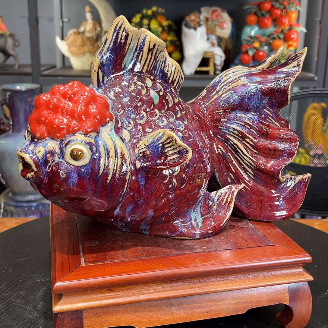 金鱼陶瓷制品石湾陶艺