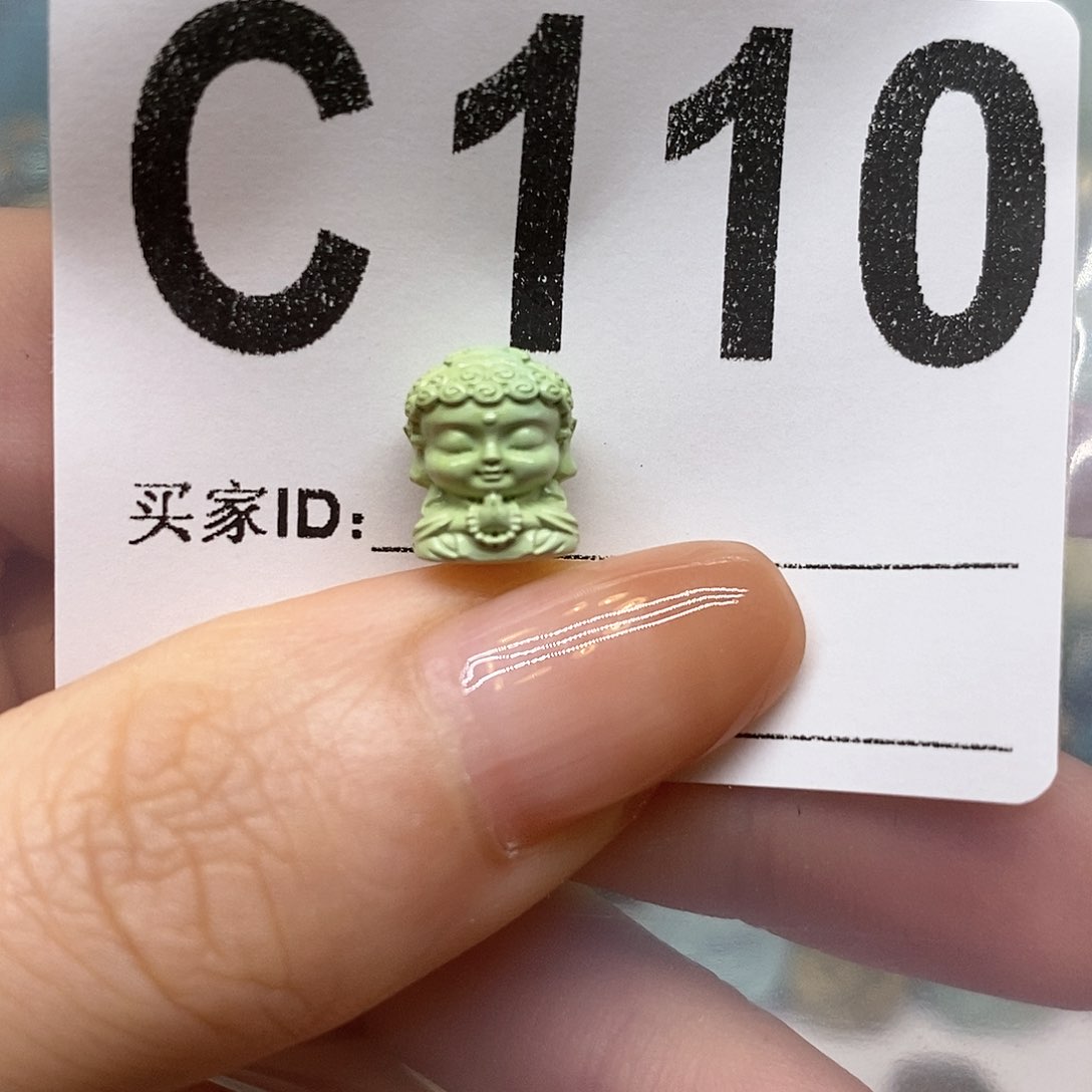 未镶嵌绿松石绿松石配饰定制