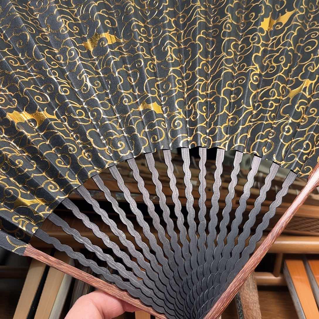 扇子芝麻粽龙鳞祥云金