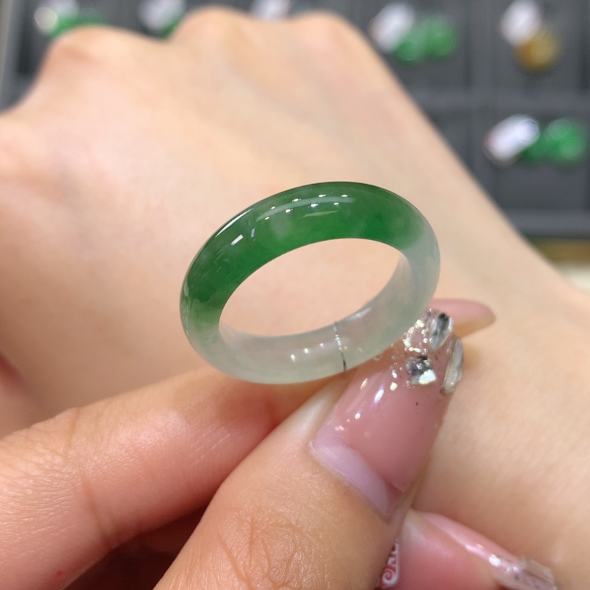 【闪购商品】翡翠戒指未镶嵌17号