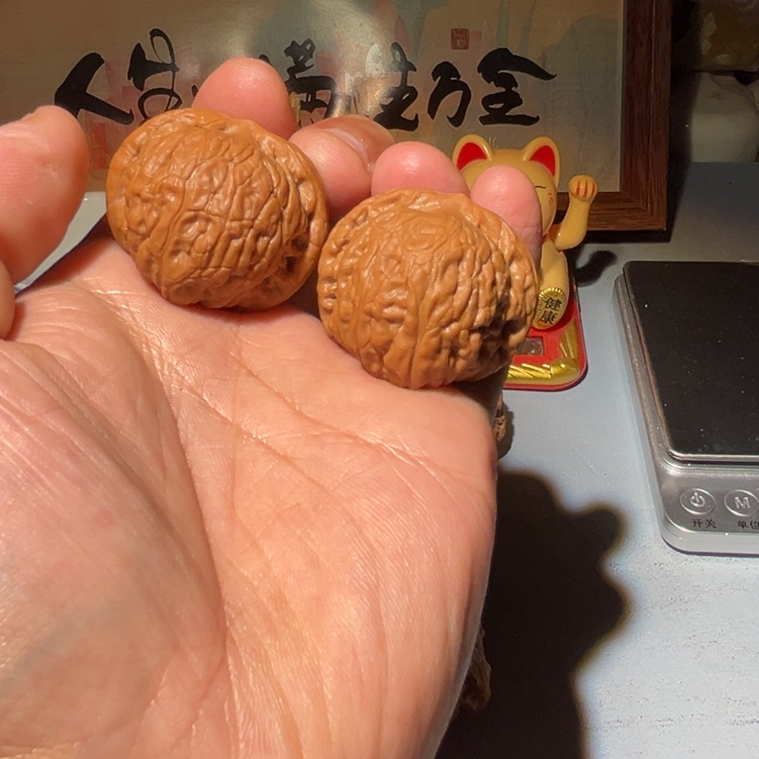 河***易瑞麟文玩核桃乾隆磨 37.37.30