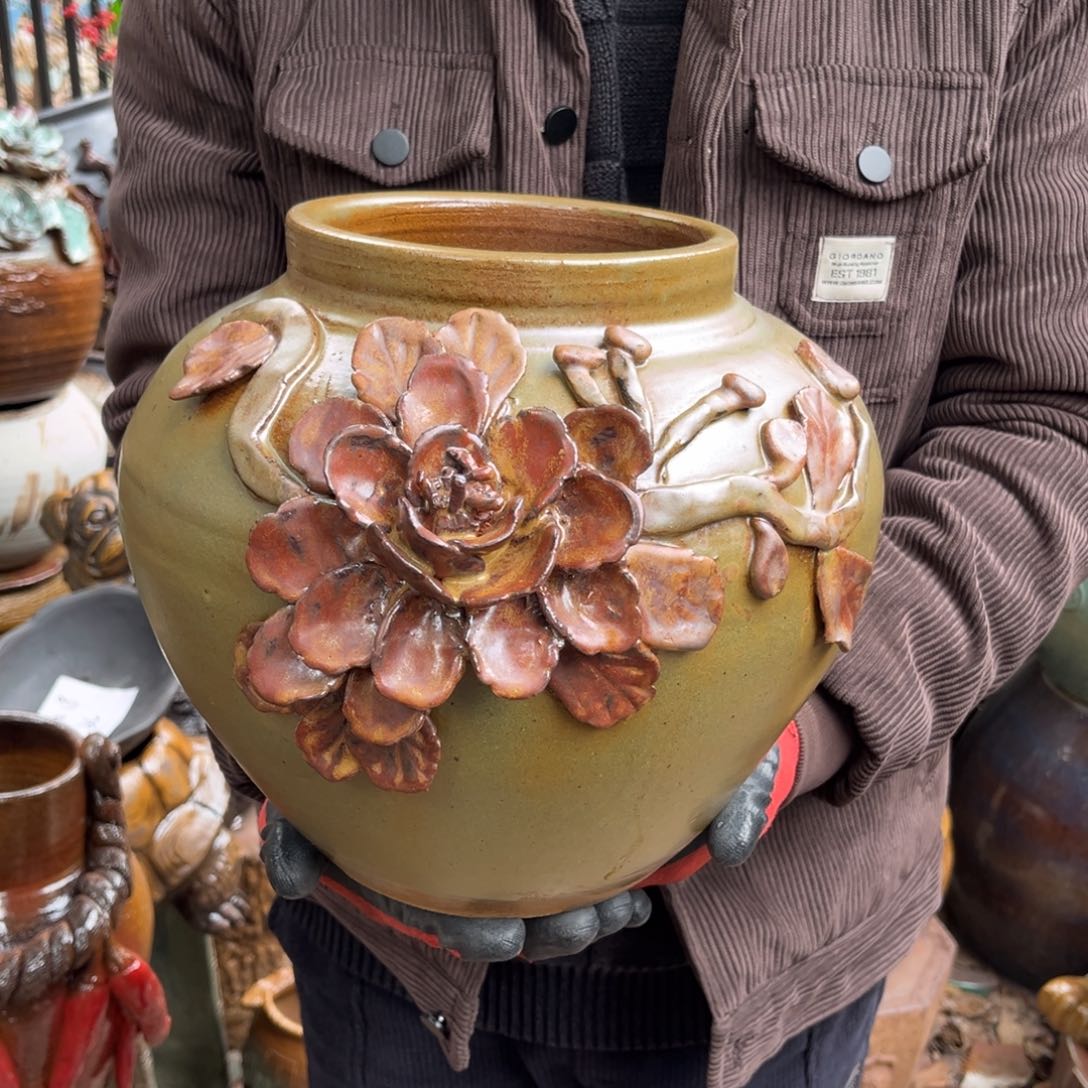 红陶高26口16有孔