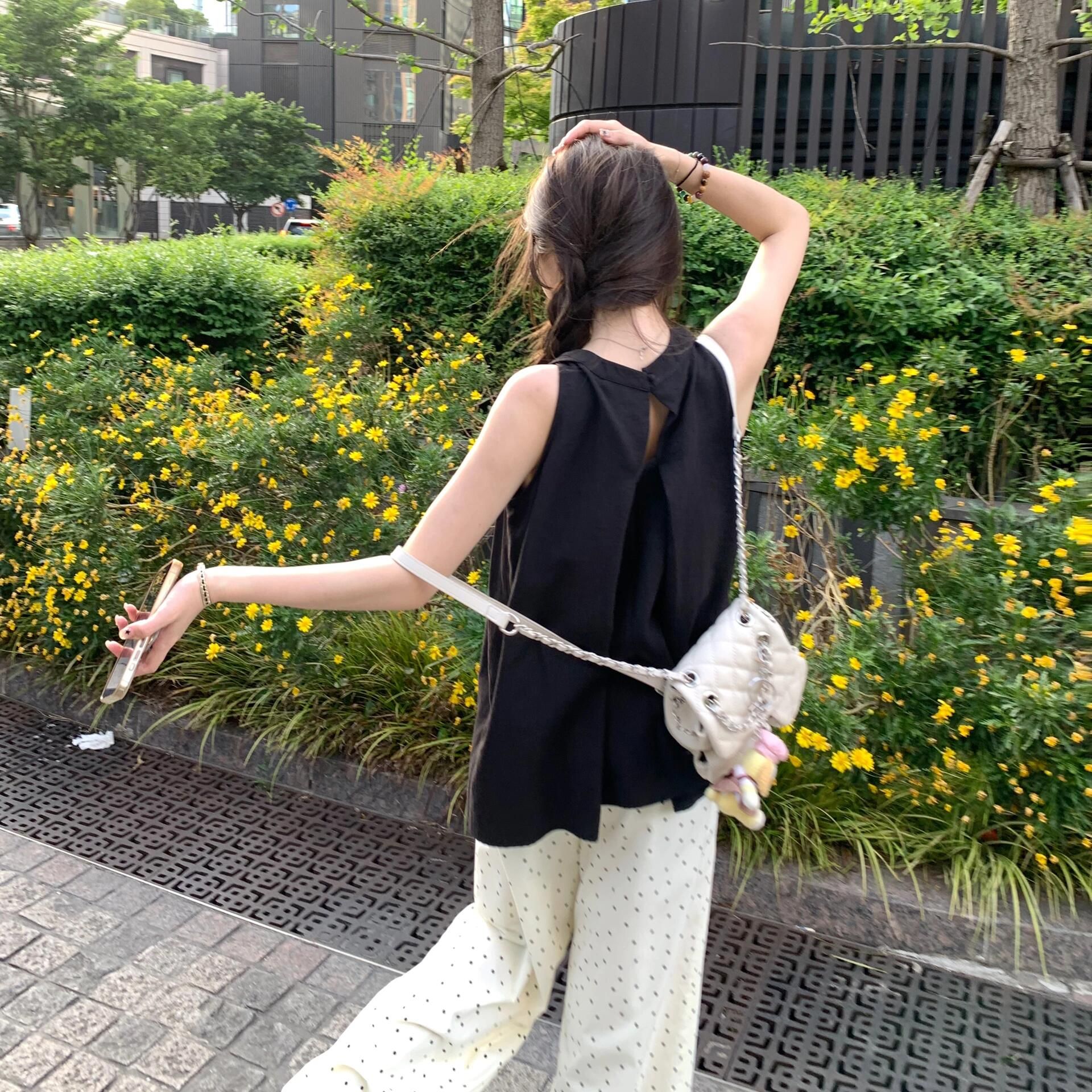 2025韩系新款小香风链条双肩包休闲百搭学生通勤小背包手提单肩包