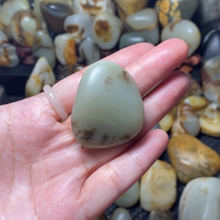 和田玉（青玉）3未镶嵌