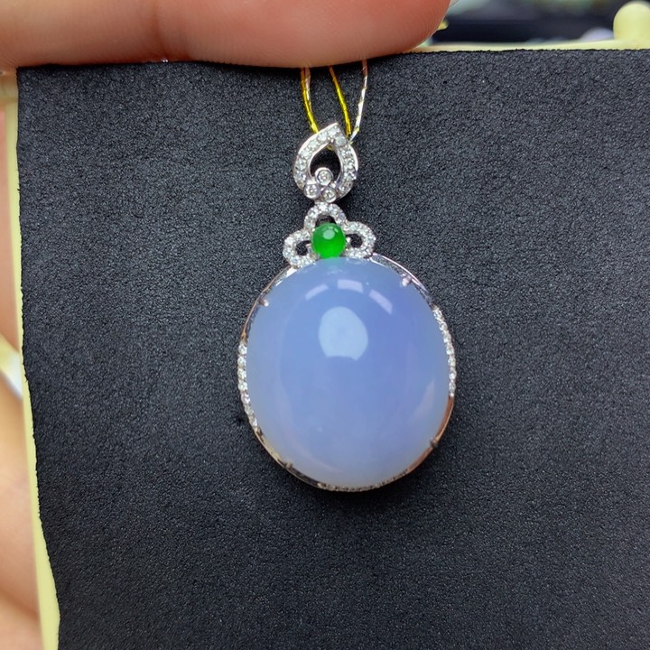 翡翠手链18K金镶嵌翡翠