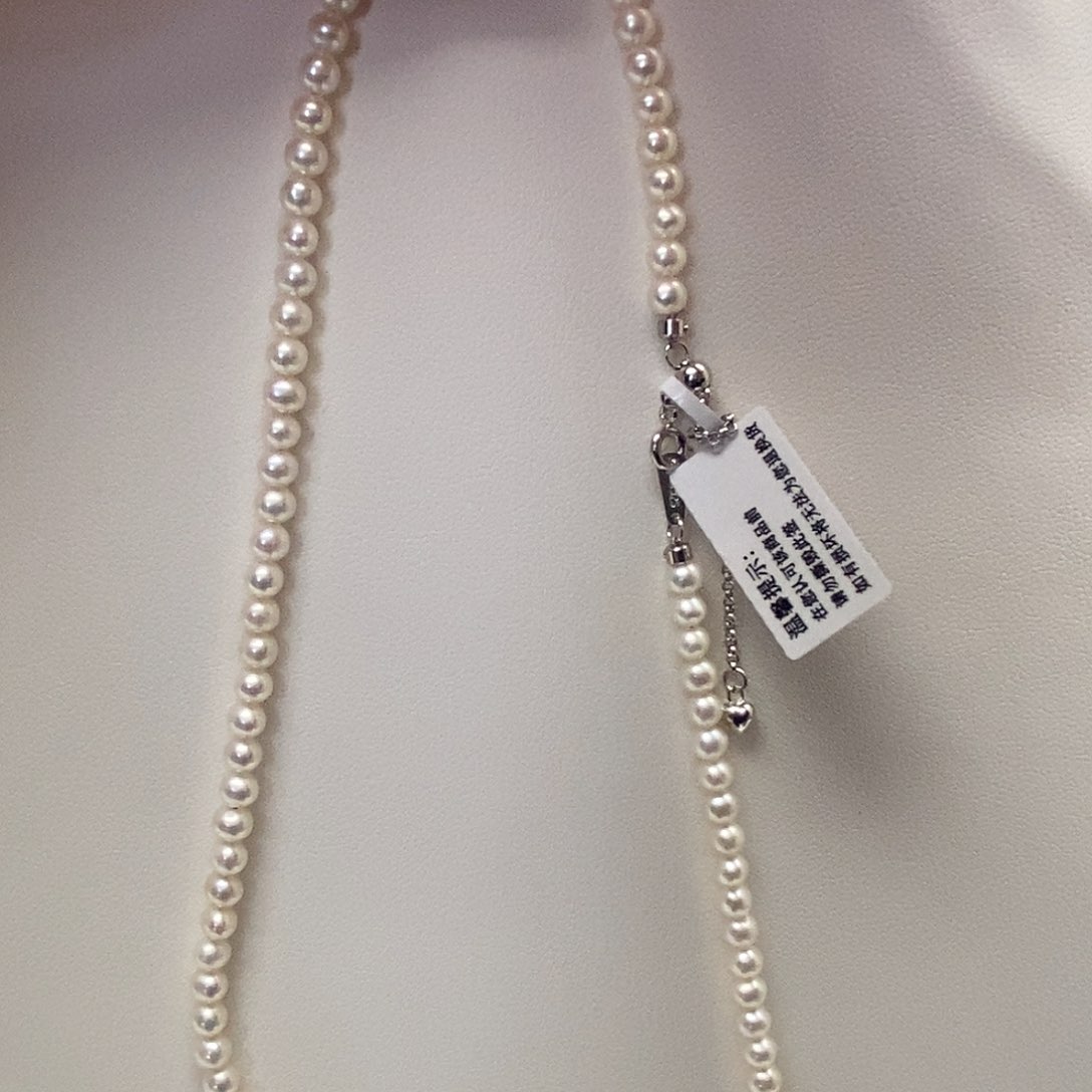 淡水珍珠颈饰银S925镶嵌