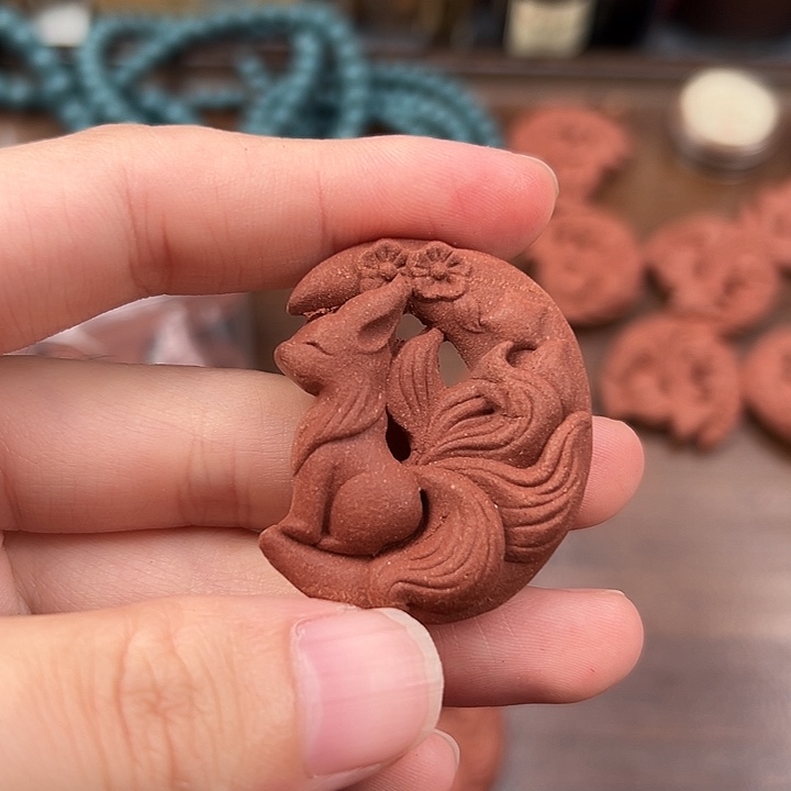 泥塑花蕊夫人星月凤九