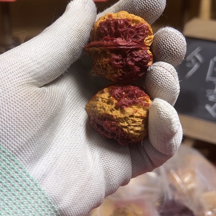 吊坠文玩核桃七彩金蟾31号