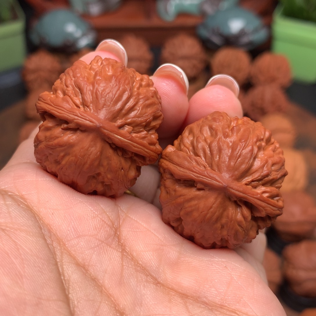 把件桃核棠**爹 麒麟石