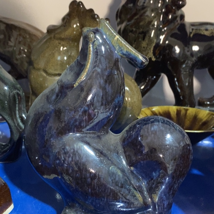 瓷片七厂窑变公鸡