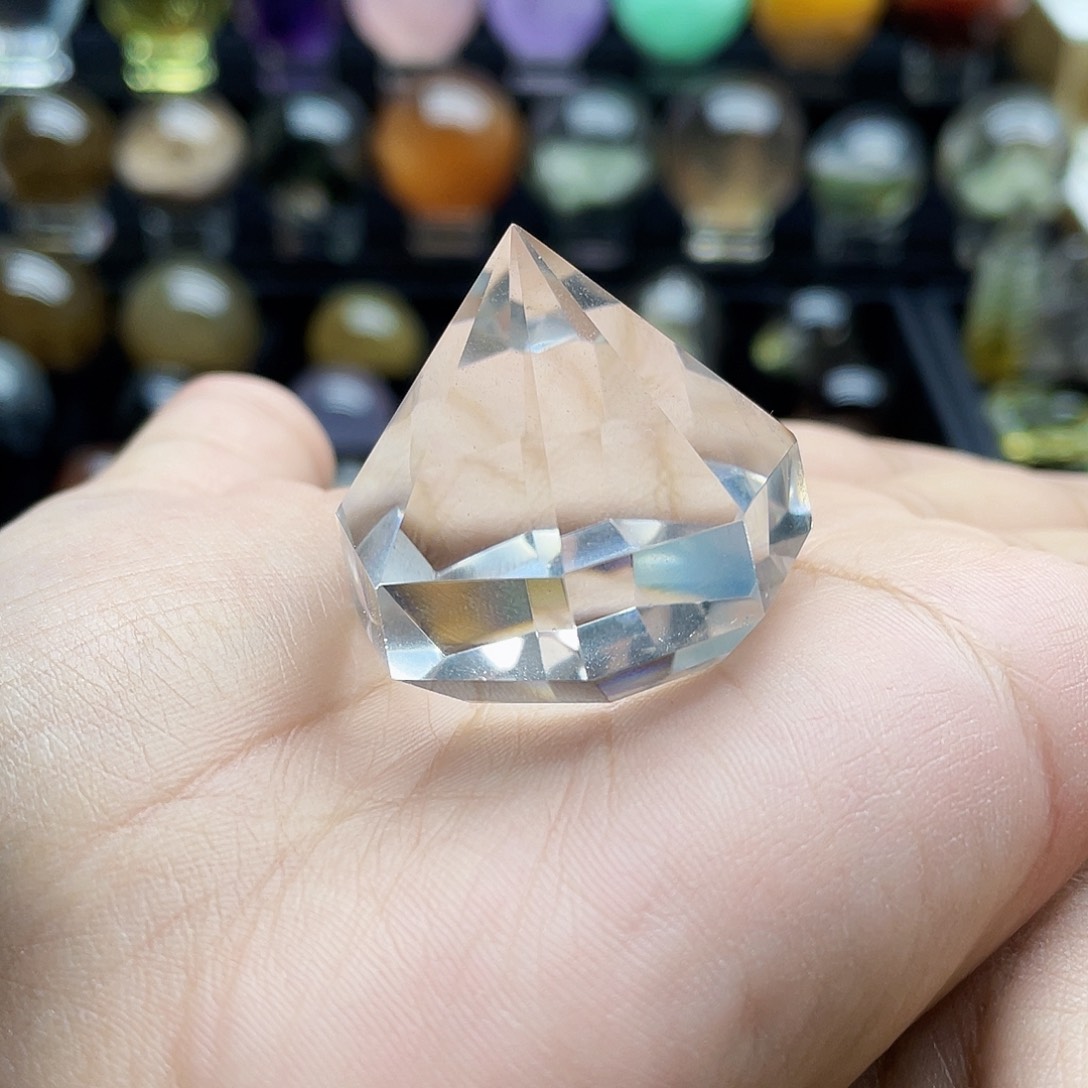 水晶珠宝半成品未镶嵌