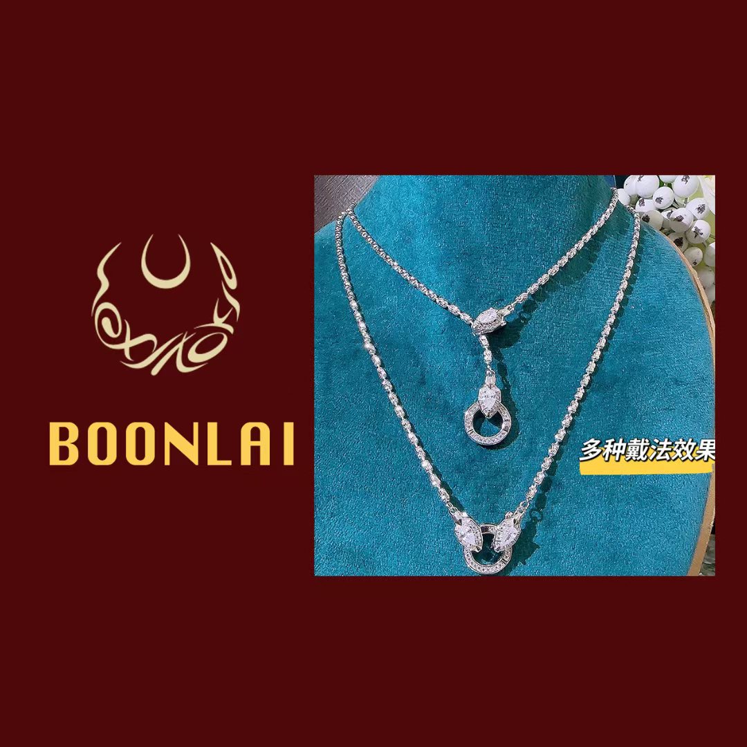 铜合金项链 Boonlai 新中式国风百搭功能蛇链