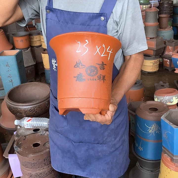 紫砂花盆紫砂花盆