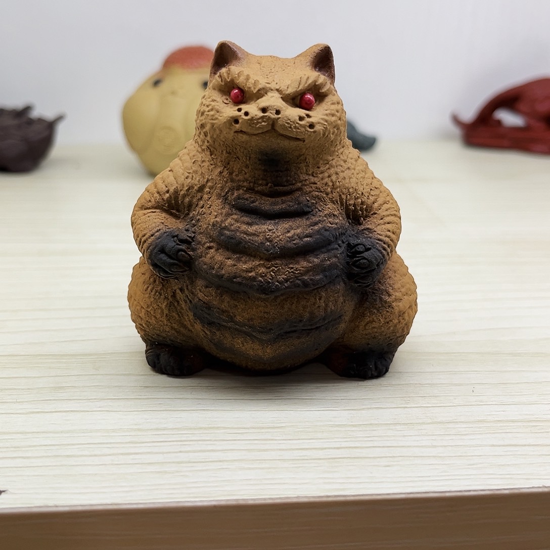 *****紫砂茶宠哥斯拉茶宠