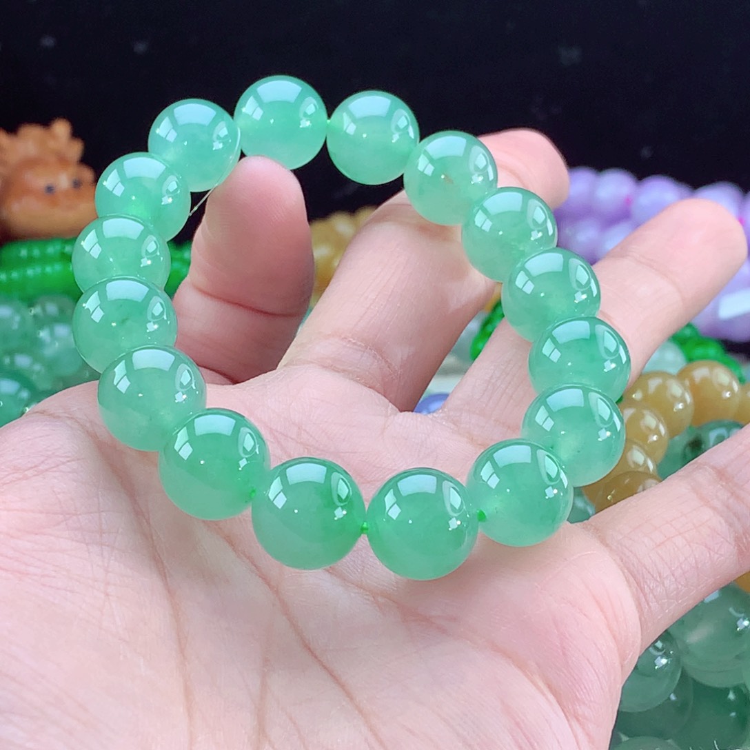 翡翠手链未镶嵌卡13