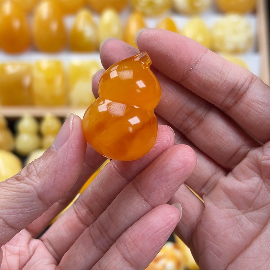 蜜蜡颈饰未镶嵌蜜蜡