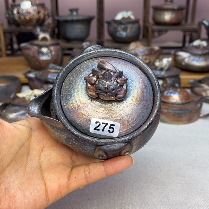 壶裸柴烧陶瓷茶具