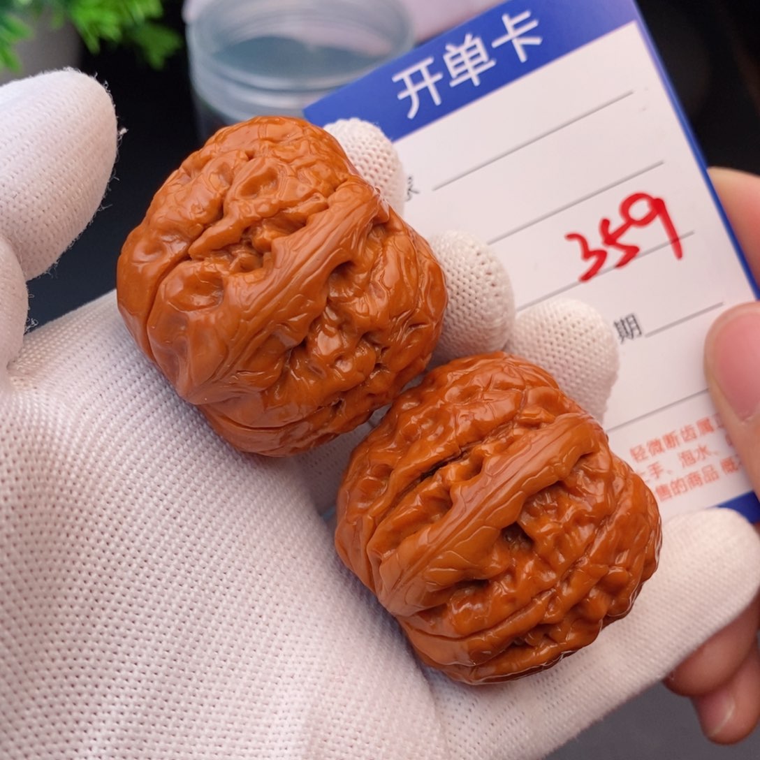 文玩核桃把件41甲骨文359