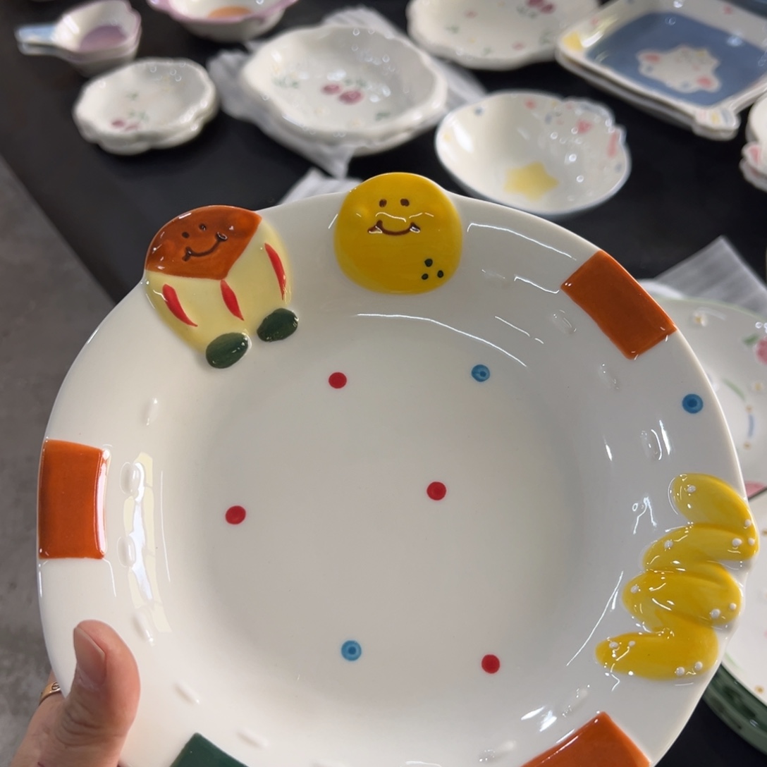 瓷片陶高温陶瓷釉下彩正品！