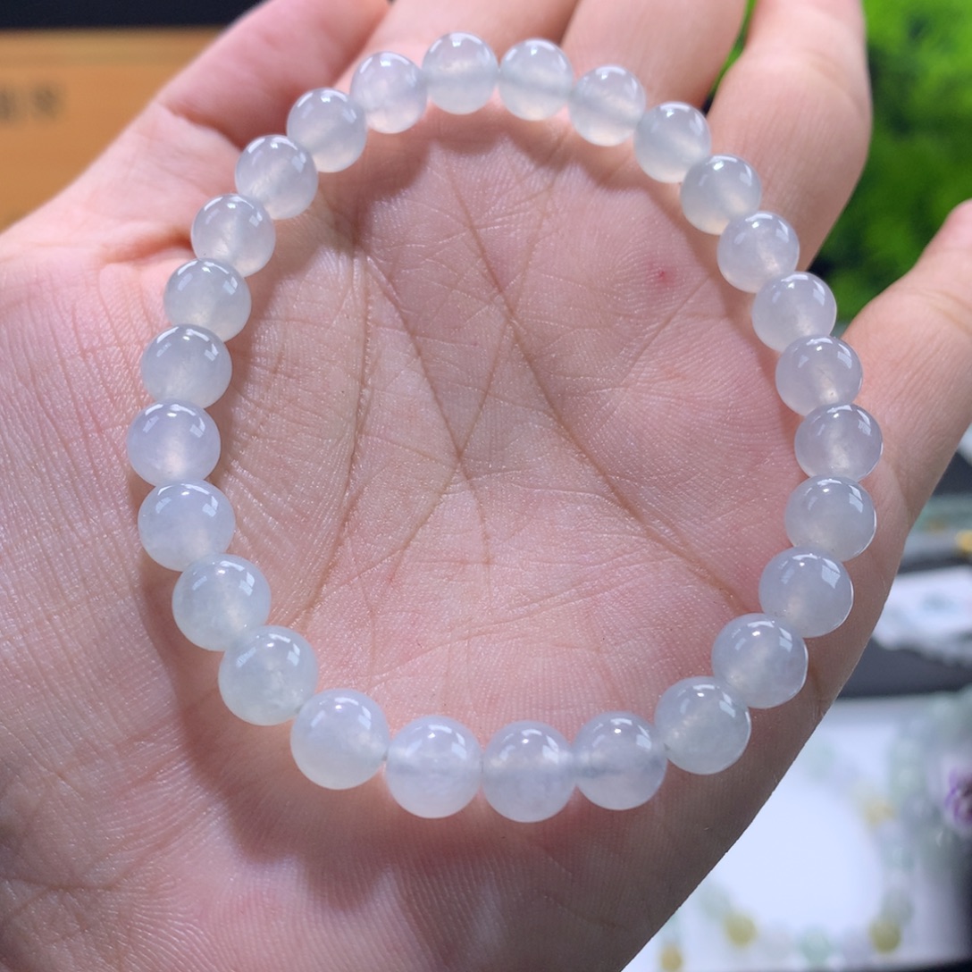 翡翠未镶嵌手链卡7