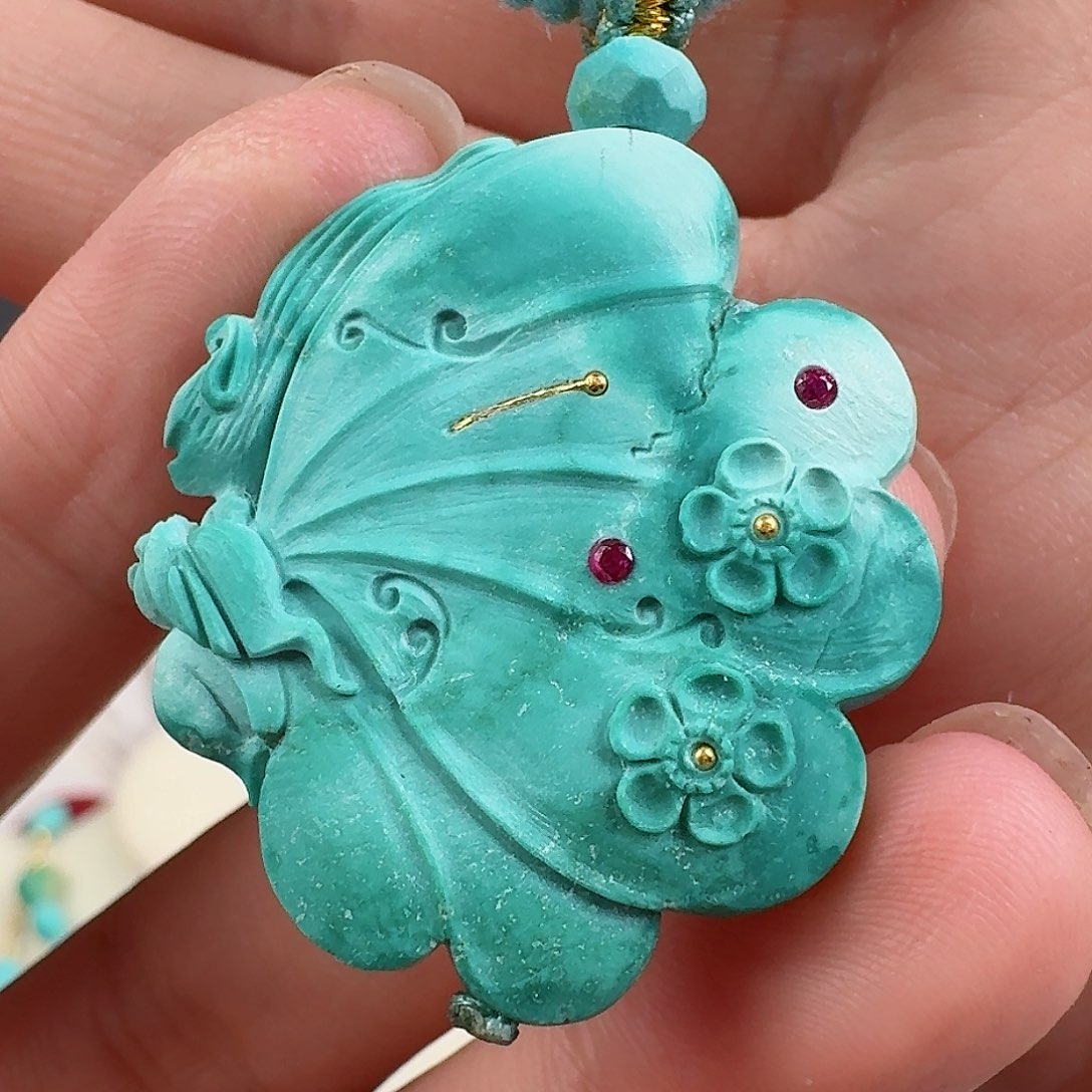 绿松石珠宝奇石未镶嵌