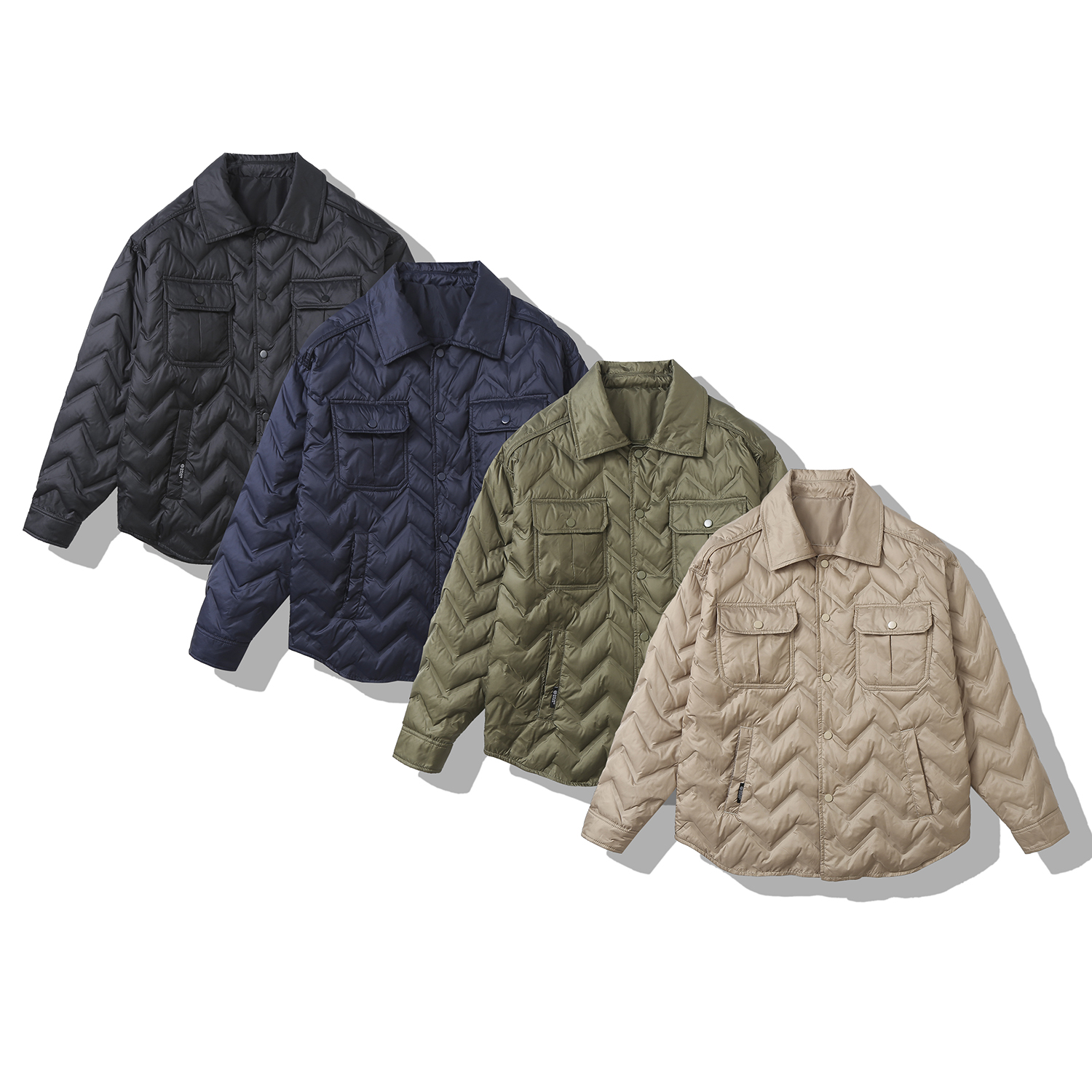 新国标90白鸭绒男装羽绒服保暖轻薄情侣百搭男士外套GS1368