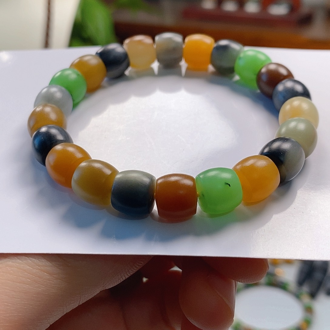 和田玉手串未镶嵌