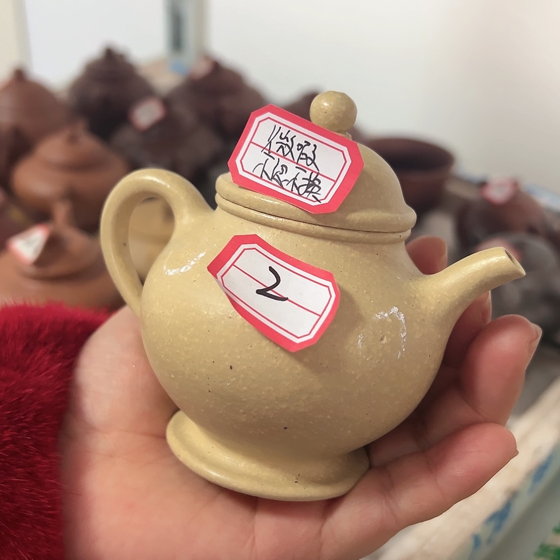 紫砂茶壶黄龙山原矿本绿170