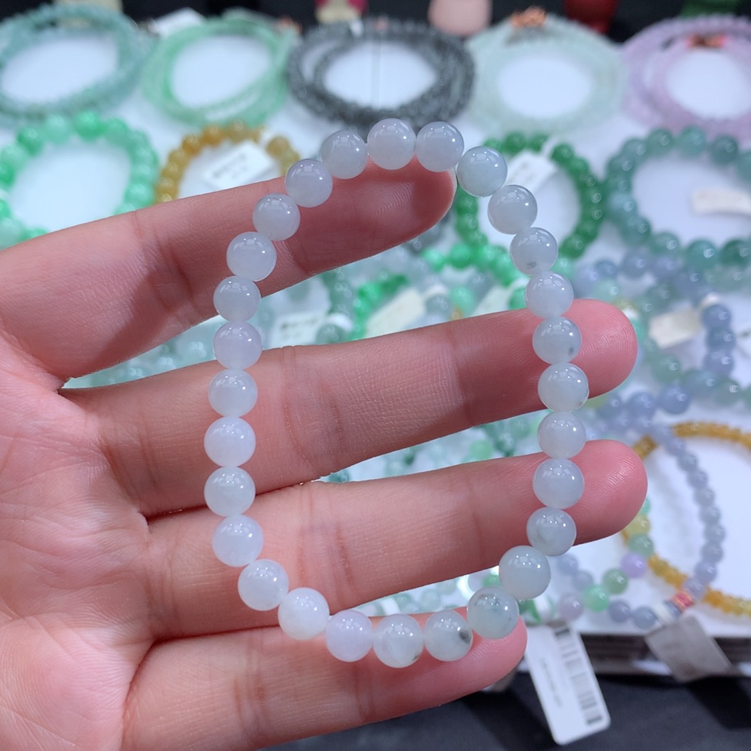 翡翠手链未镶嵌天然